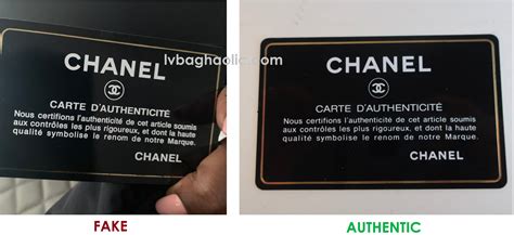 chanel authenticity card look up.